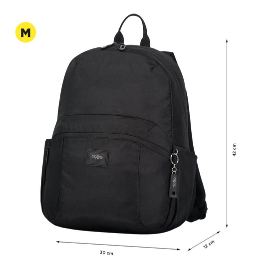 Morral Universitario Porta PC 14" Trik Mediano Negro