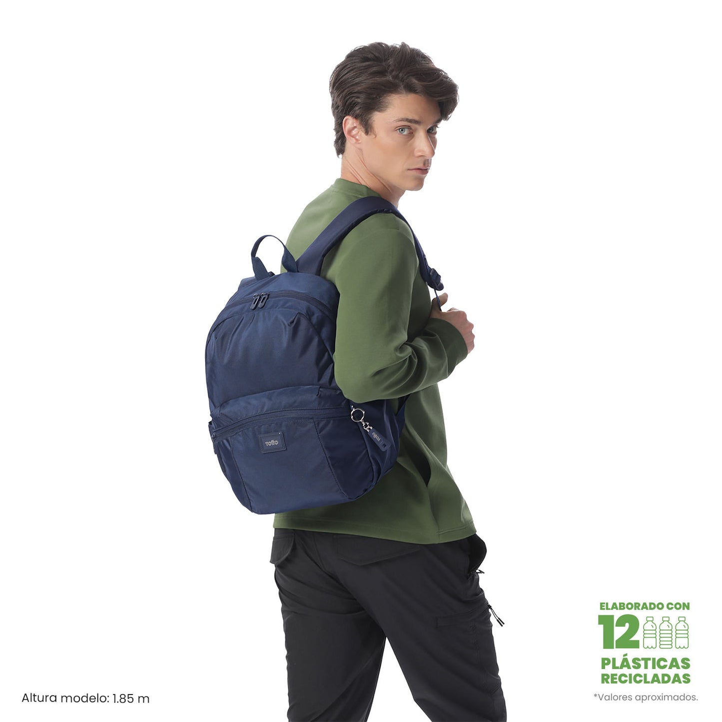 Mochila Trik Unissex Azul 14" para Laptop
