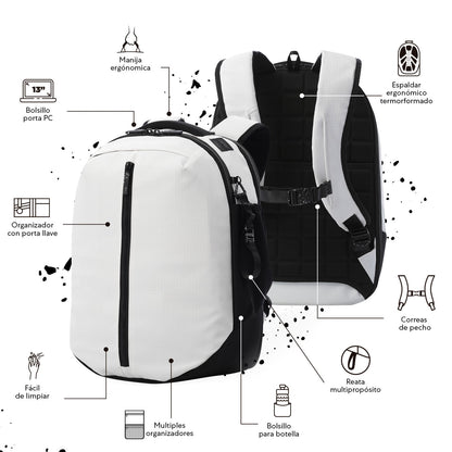 Morral de Viaje Mediano Ramble Blanco