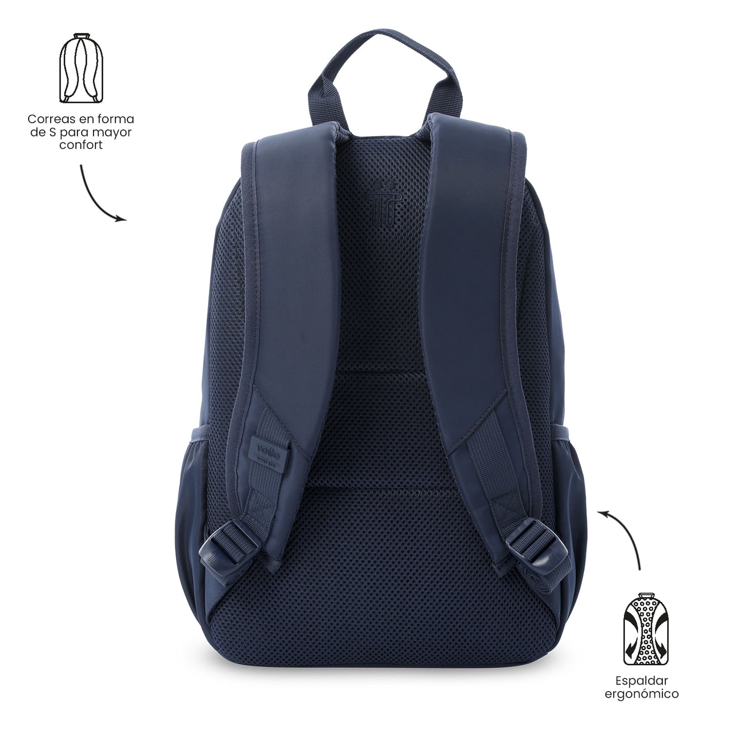 Mochila masculina Tracer para laptop de 13 polegadas, azul.