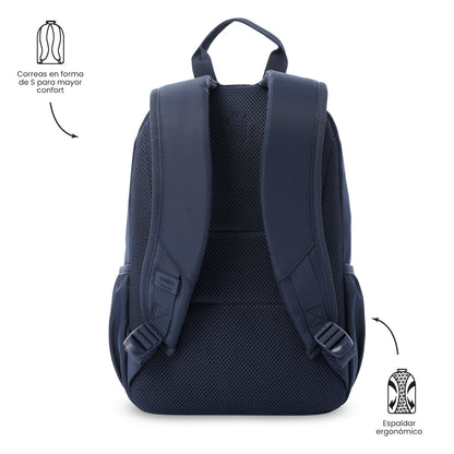 Mochila masculina Tracer para laptop de 13 polegadas, azul.