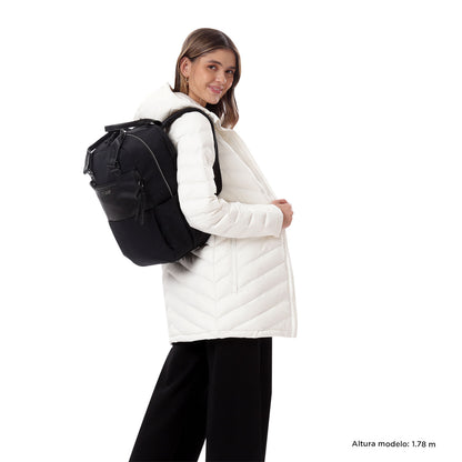 Morral Ejecutivo Porta PC14" Toscana Negro Mujer