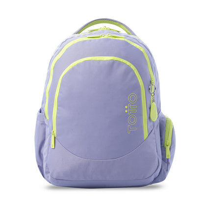 Mochila universitária feminina Luciano 2.0 roxa com compartimento para laptop de 15,4".