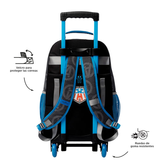 Morral con ruedas Niño Avengers Capitán América Grande Gris