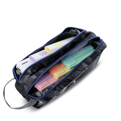 Combo Escolar Niño X3 Maleta Ruedas+Lonchera+Multiuso Helmet Racer Negro