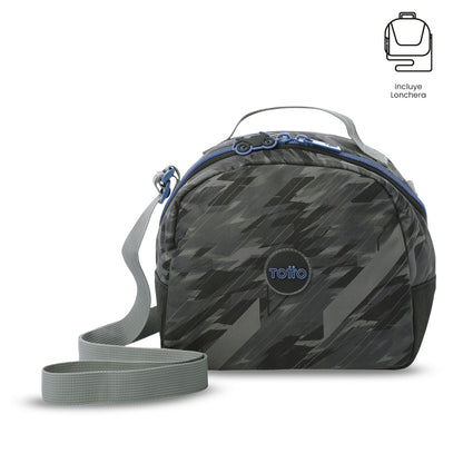 Combo Escolar Niño X3 Maleta Ruedas+Lonchera+Multiuso Helmet Racer Negro