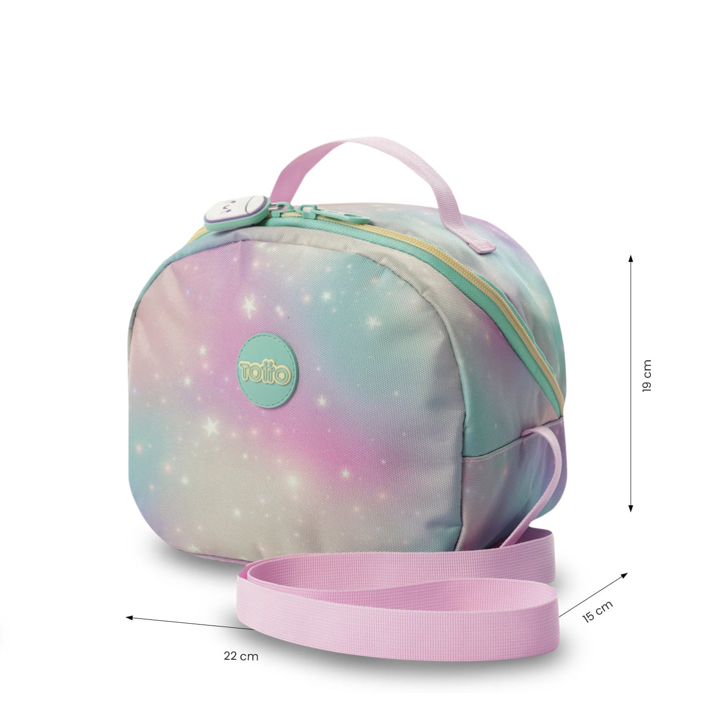 Conjunto Escolar Feminino X3: Mala com Rodinhas + Lancheira + Bolsa Multiuso (Cinza Suave)