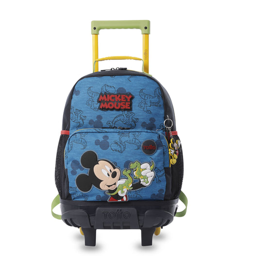 Maleta para Niño con ruedas Mickey Mediano Azul