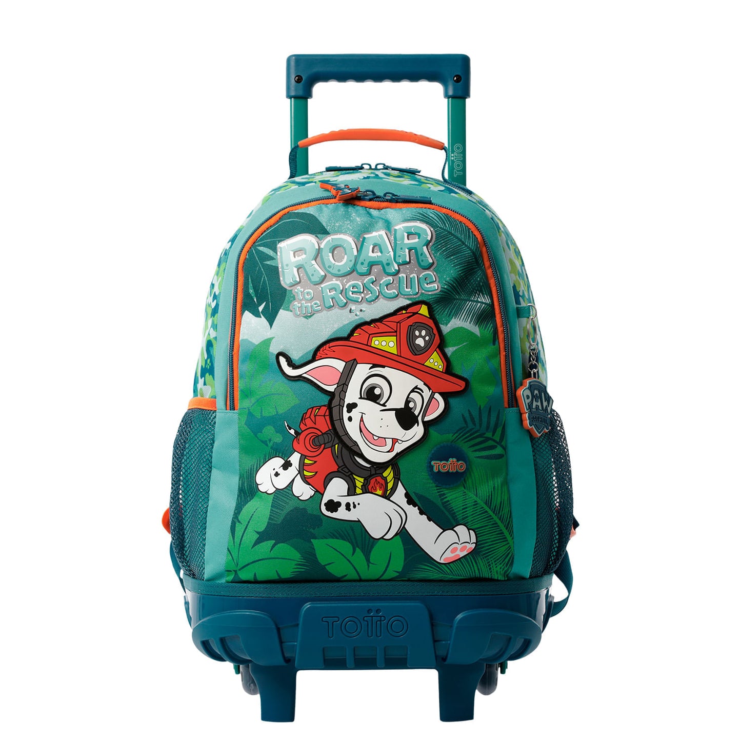 Morral con ruedas Niño Paw Patrol Mediano Verde