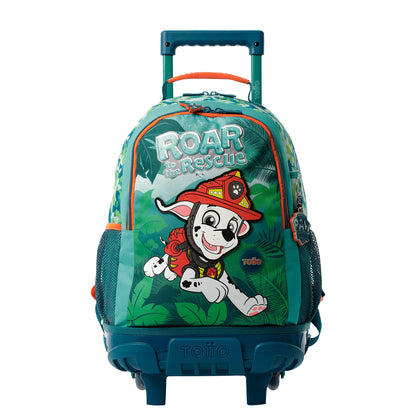 Morral con ruedas Niño Paw Patrol Mediano Verde