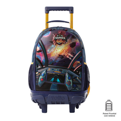 Morral con ruedas Niño Sentinel Mediano Gris