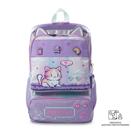 Morral para Niña Andy Cat Grande Morado