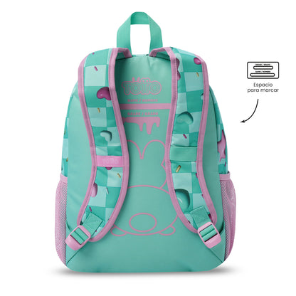 Morral para Niña Bunny Pump Mediano Verde