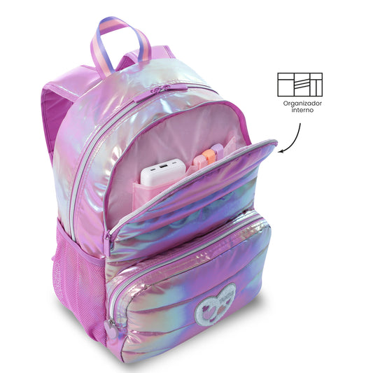 Morral para Niña Glowy Mediano color Morado