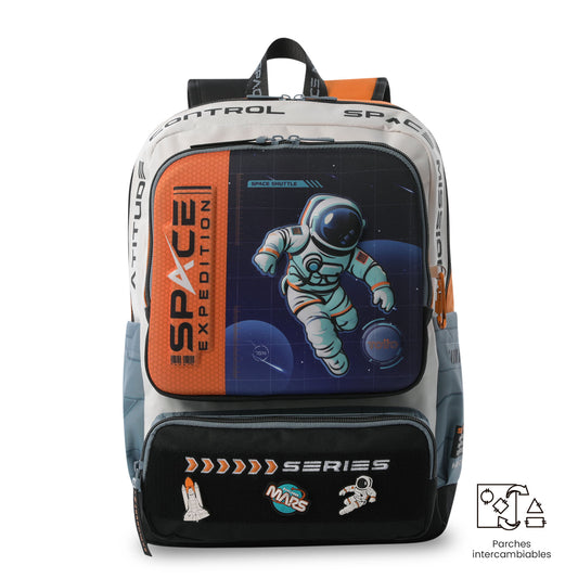 Morral para Niño Gemini Mediano Gris