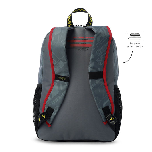 Morral para Niño Grand Prix Grande Gris