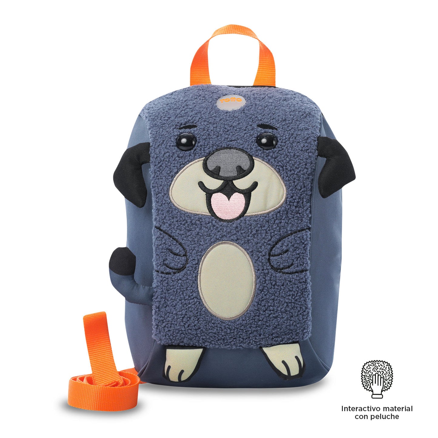 Combo Infantil X2 Morral para Niño Kido Gris + Gorra Rize