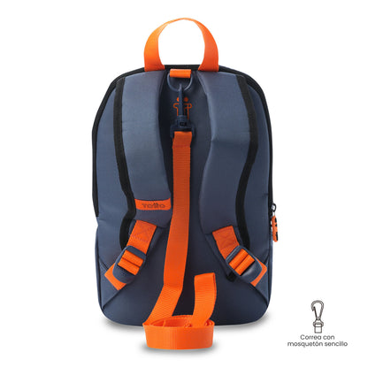 Combo Infantil X2 Morral para Niño Kido Gris + Gorra Rize