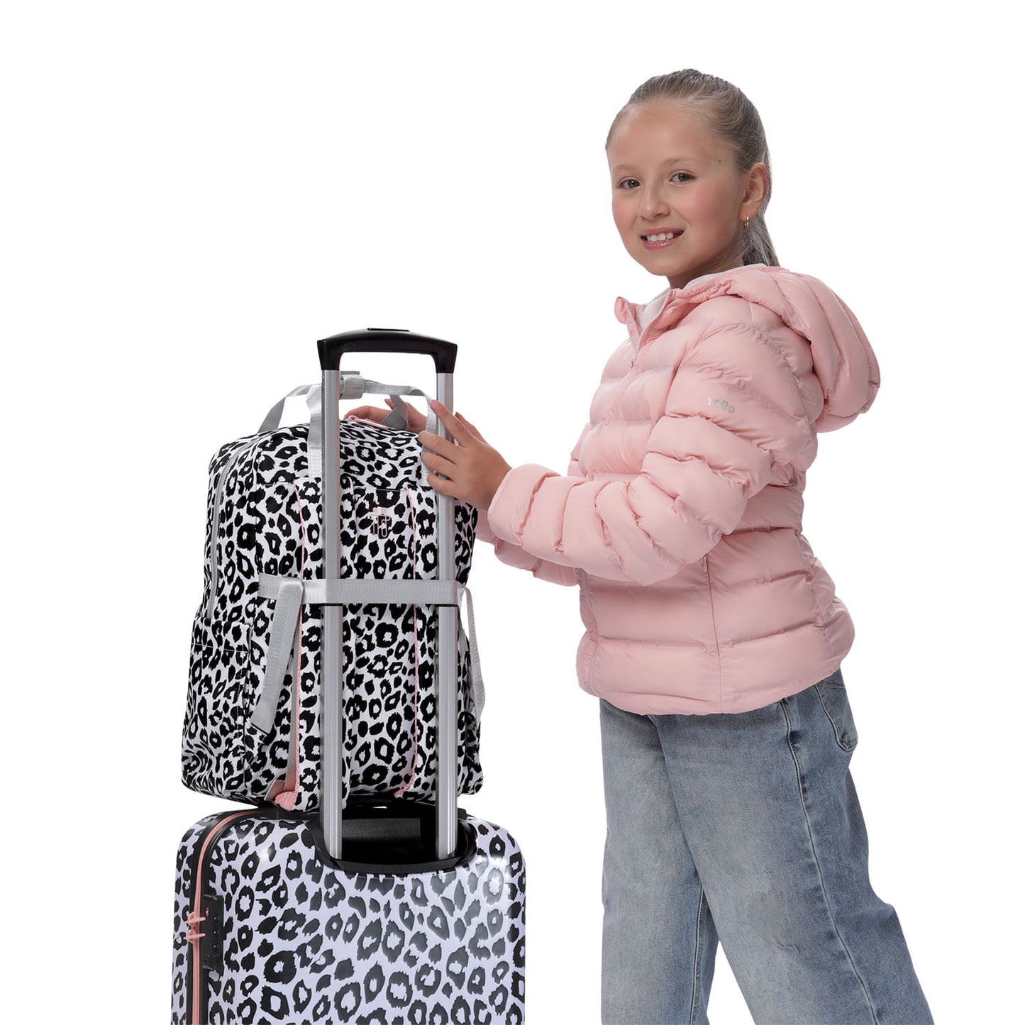 Mochila pequena branca Minnie Mouse Be You para meninas