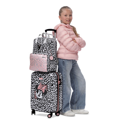 Mochila pequena branca Minnie Mouse Be You para meninas