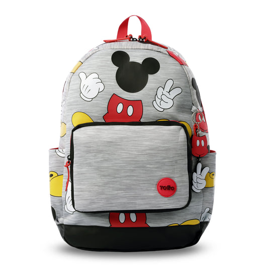 Morral para Niño Mickey Classic Mediano Gris
