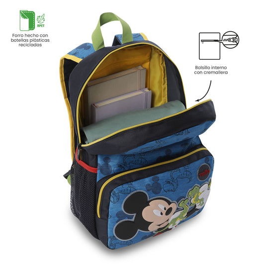 Morral para Niño Mickey Mediano Azul