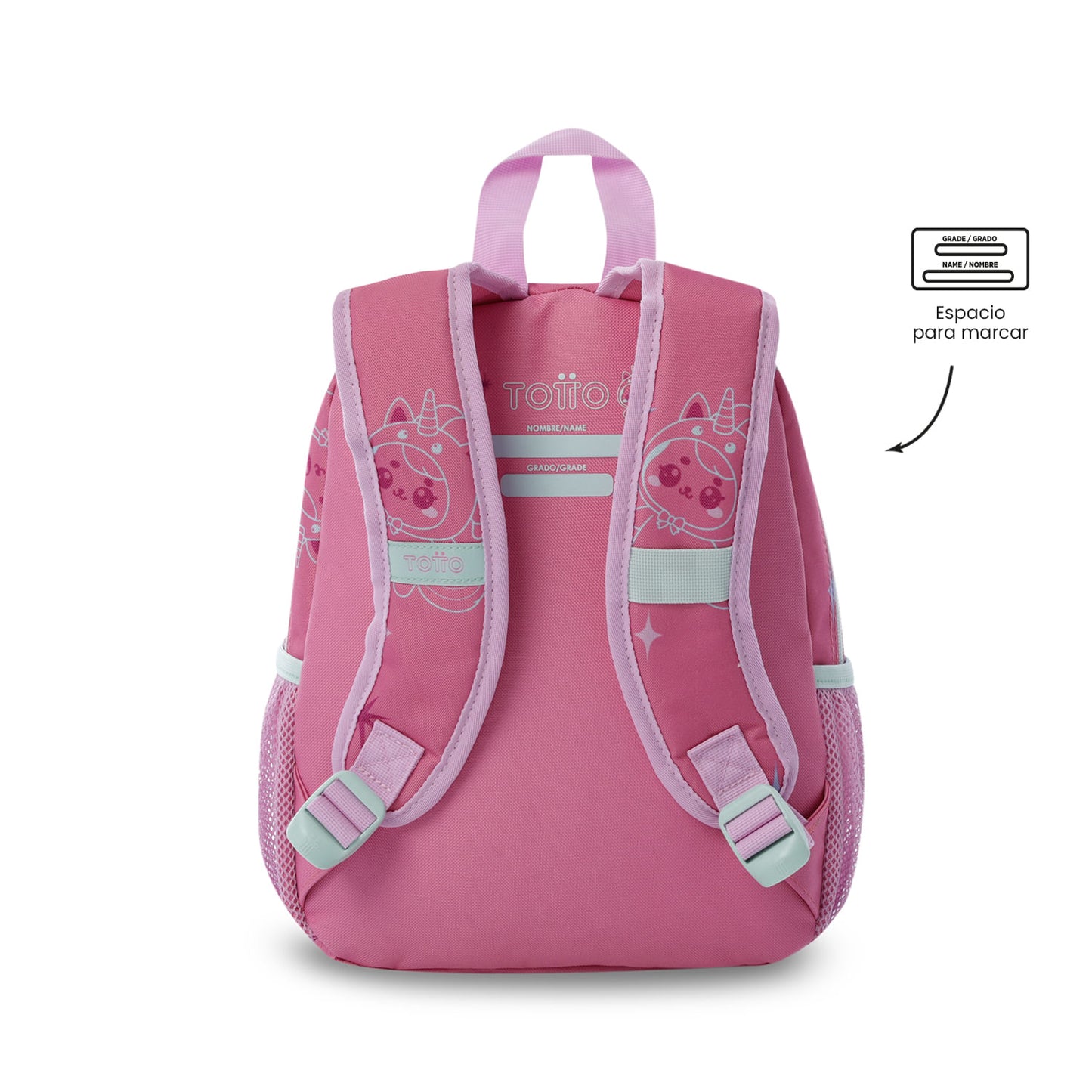 Mochila pequena rosa Magic Spark para meninas