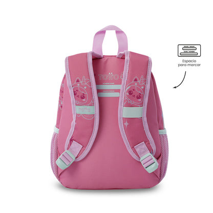 Mochila pequena rosa Magic Spark para meninas