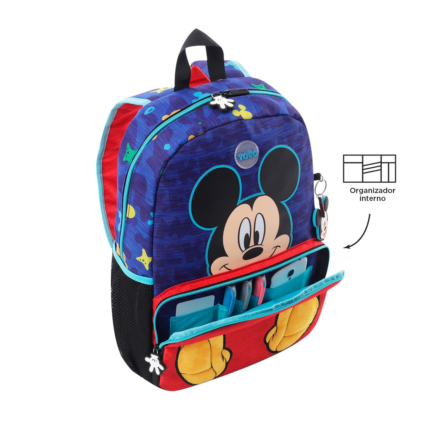 Morral para Niño Mickey Mediano Azul