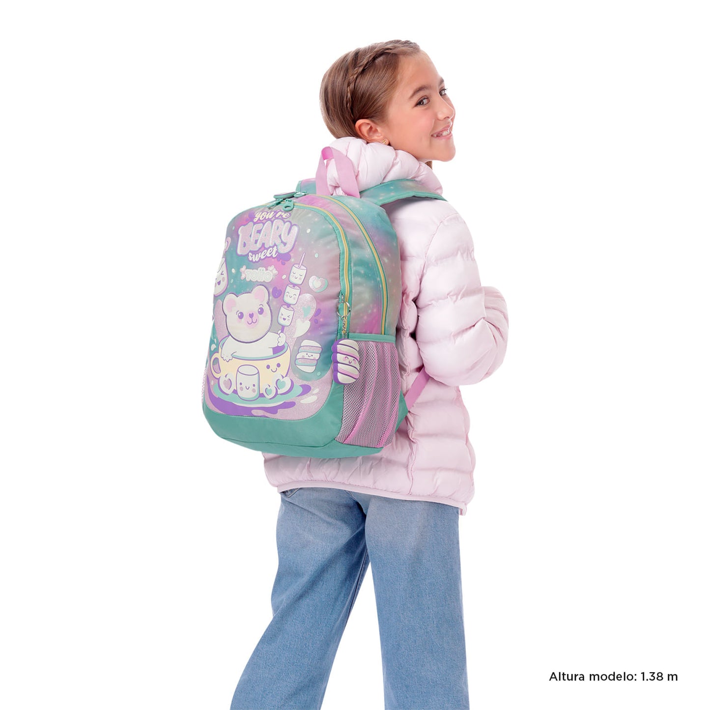 Morral para Niña Mellow Mediano Gris