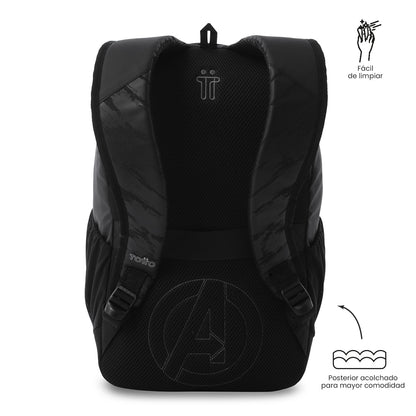 Morral para Hombre Marvel Black Mediano Negro