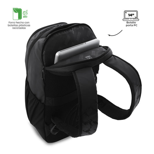 Morral para Hombre Marvel Black Mediano Negro