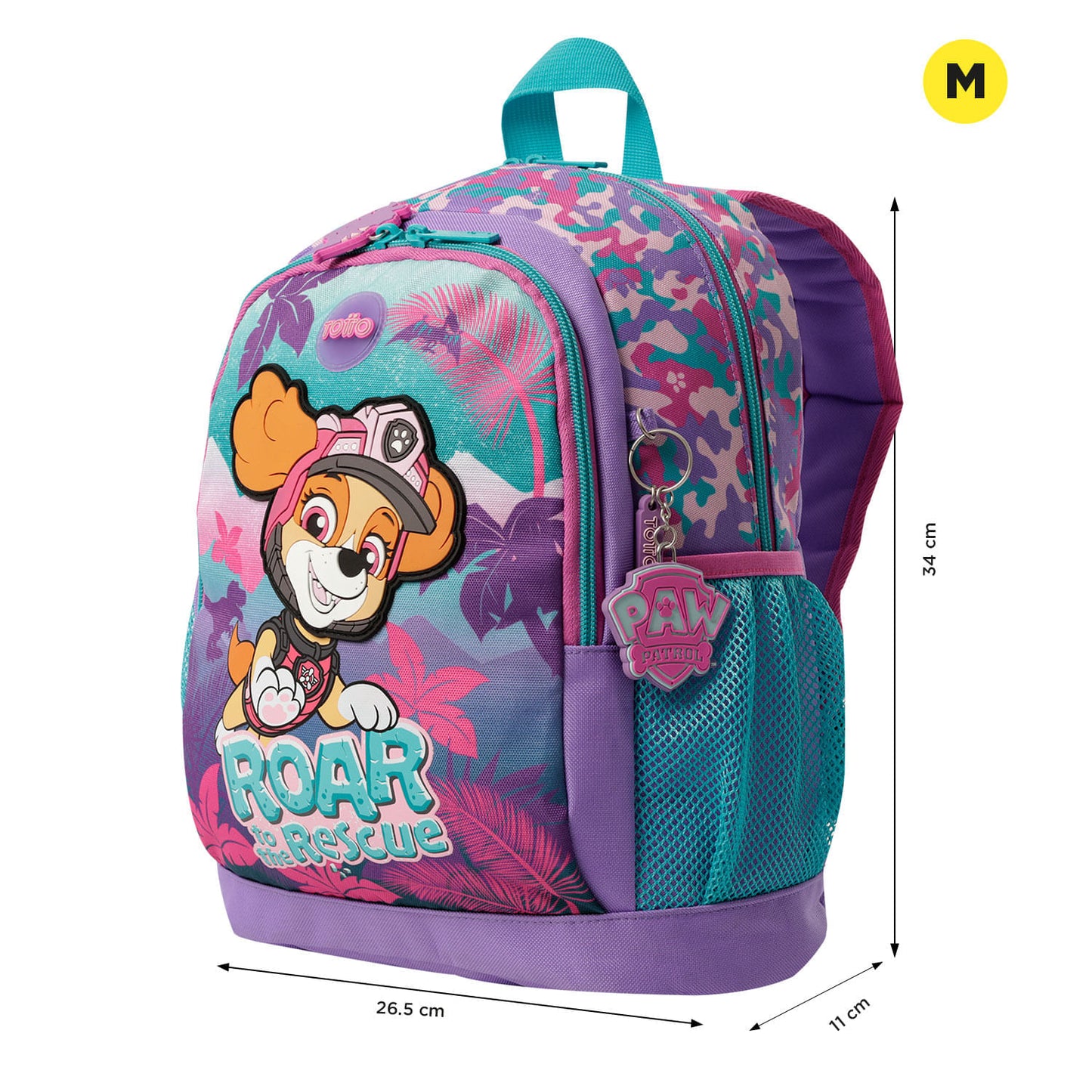 Morral para Niña Paw Patrol Mediano Morado