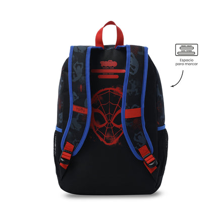 Morral para Niño Spiderman Hero Grande Negro