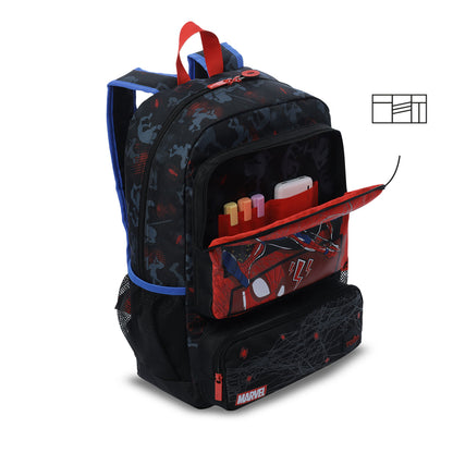 Morral para Niño Spiderman Hero Grande Negro