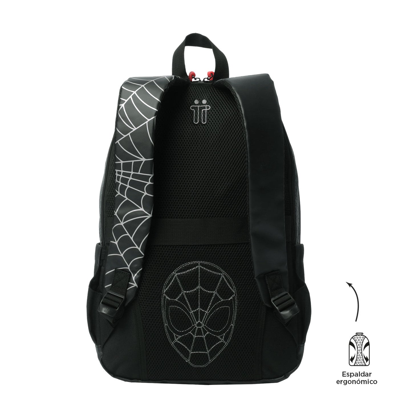 Morral para Hombre Spider Black Mediano Negro