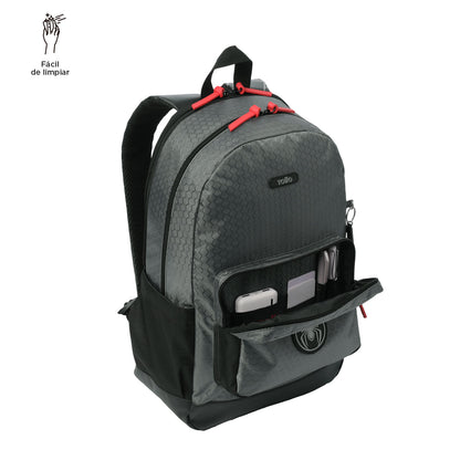 Morral para Hombre Spider Black Mediano Negro