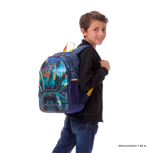 Morral para Niño Sentinel Mediano Gris