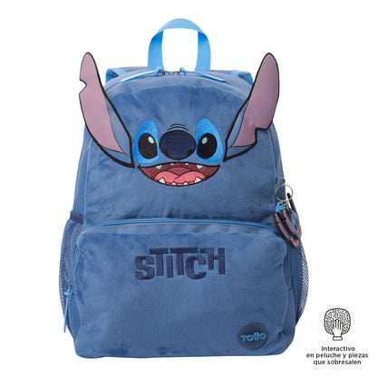 Morral Unisex Stitch Mediano Azul