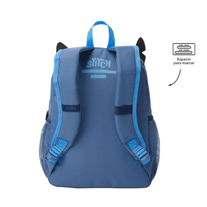 Morral Unisex Stitch Mediano Azul