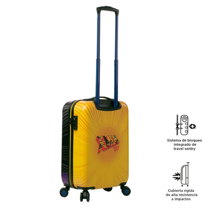 Maleta de Cabina 360 X-men Wolverine 10 kilos Amarilla