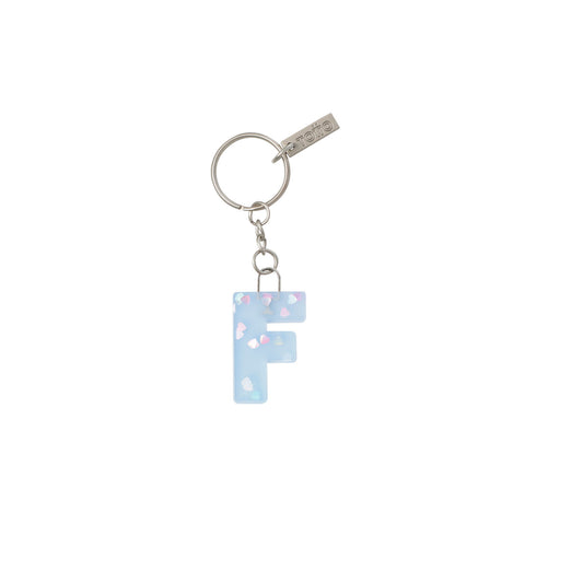 Llavero de Goma Abc color Blanco