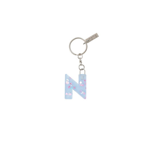 Llavero de Goma Abc color Blanco