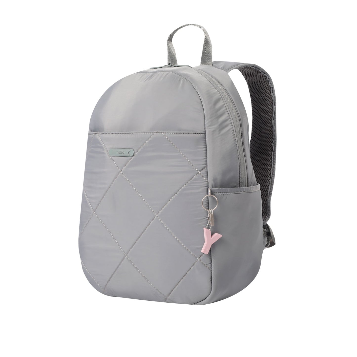 Llavero de Goma Abc color Rosado