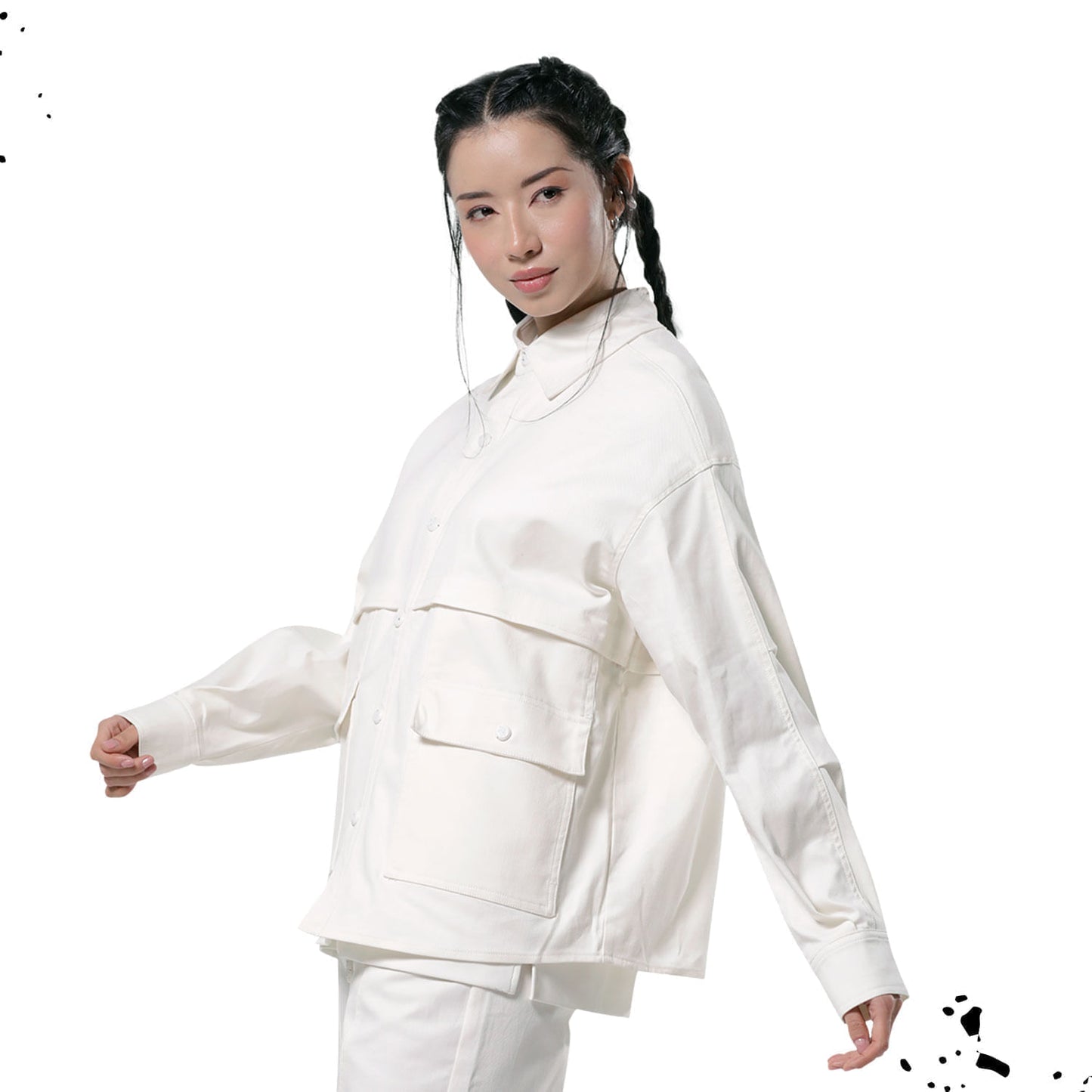 Chaqueta Ligera Para Mujer Nomy Blanca