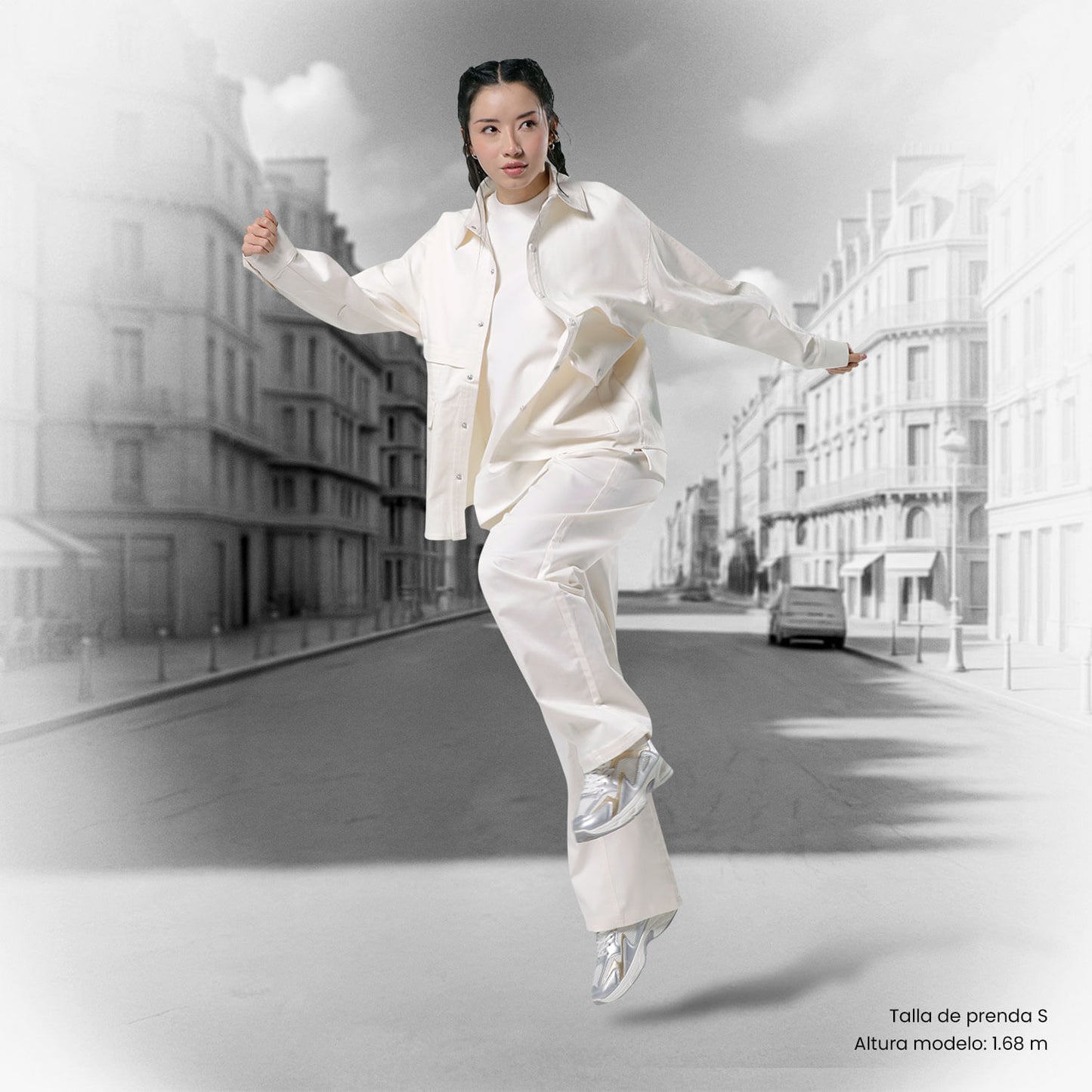 Chaqueta Ligera Para Mujer Nomy Blanca