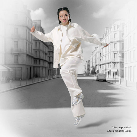 Chaqueta Ligera Para Mujer Nomy Blanca