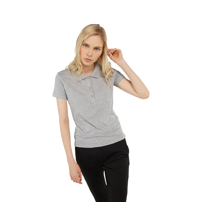 Camisa Polo Chechi Gris Mujer
