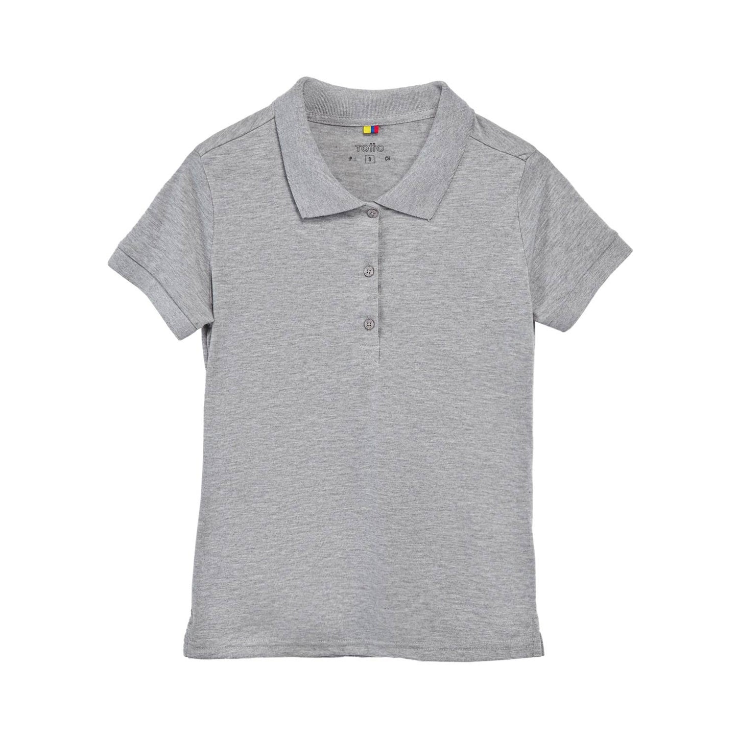 Camisa Polo Chechi Gris Mujer