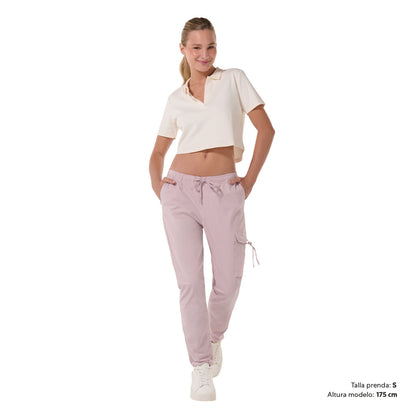 Camisa Polo Saba para Mujer Blanca